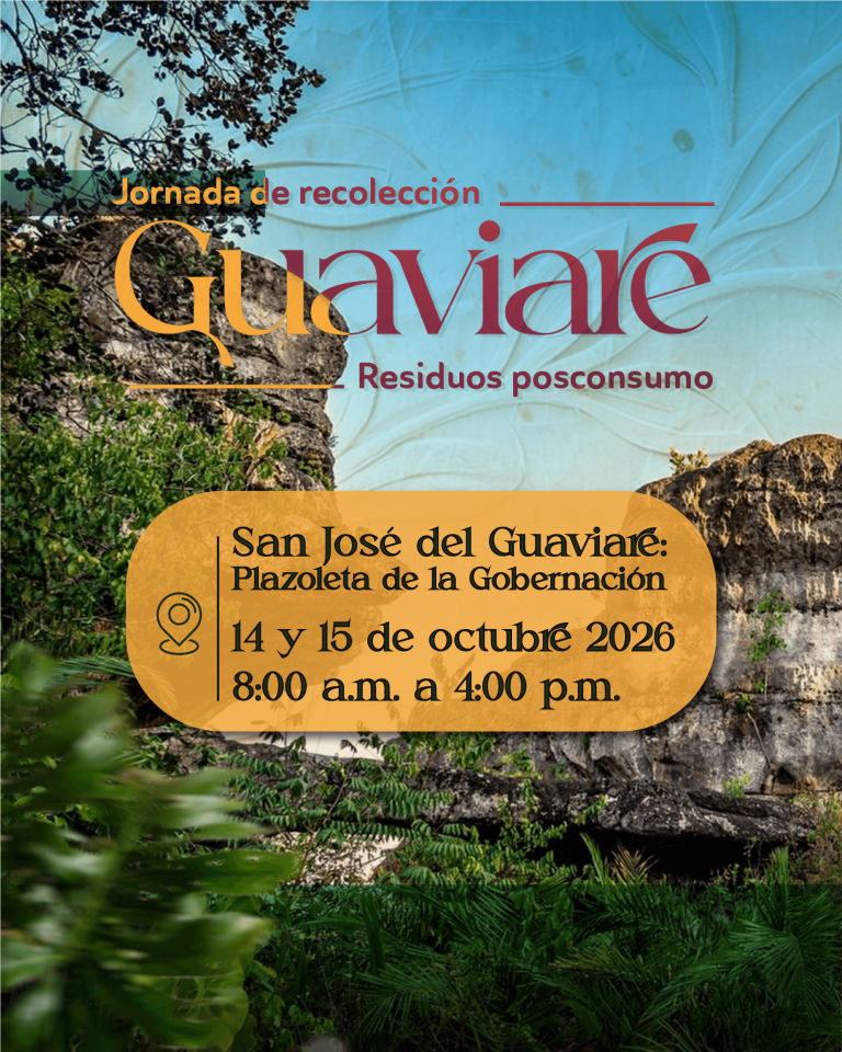 Afiche 3 de Jornada de Recolección Guaviare
