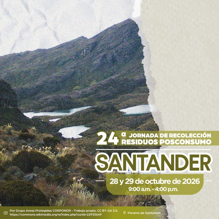Afiche 1 de Jornada de Recolección de Residuos Posconsumo – Santander