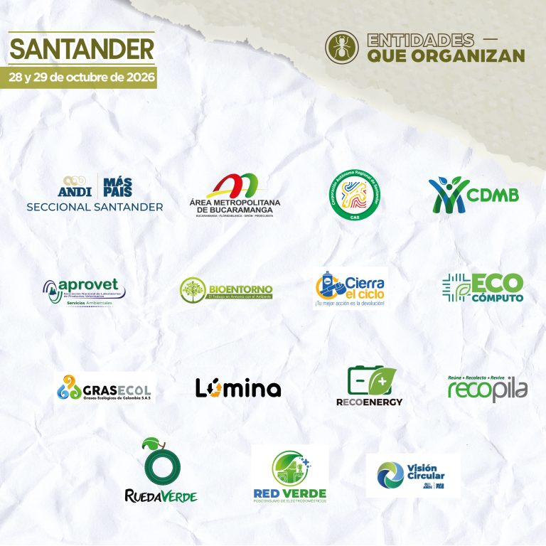 Afiche 4 de Jornada de Recolección de Residuos Posconsumo – Santander